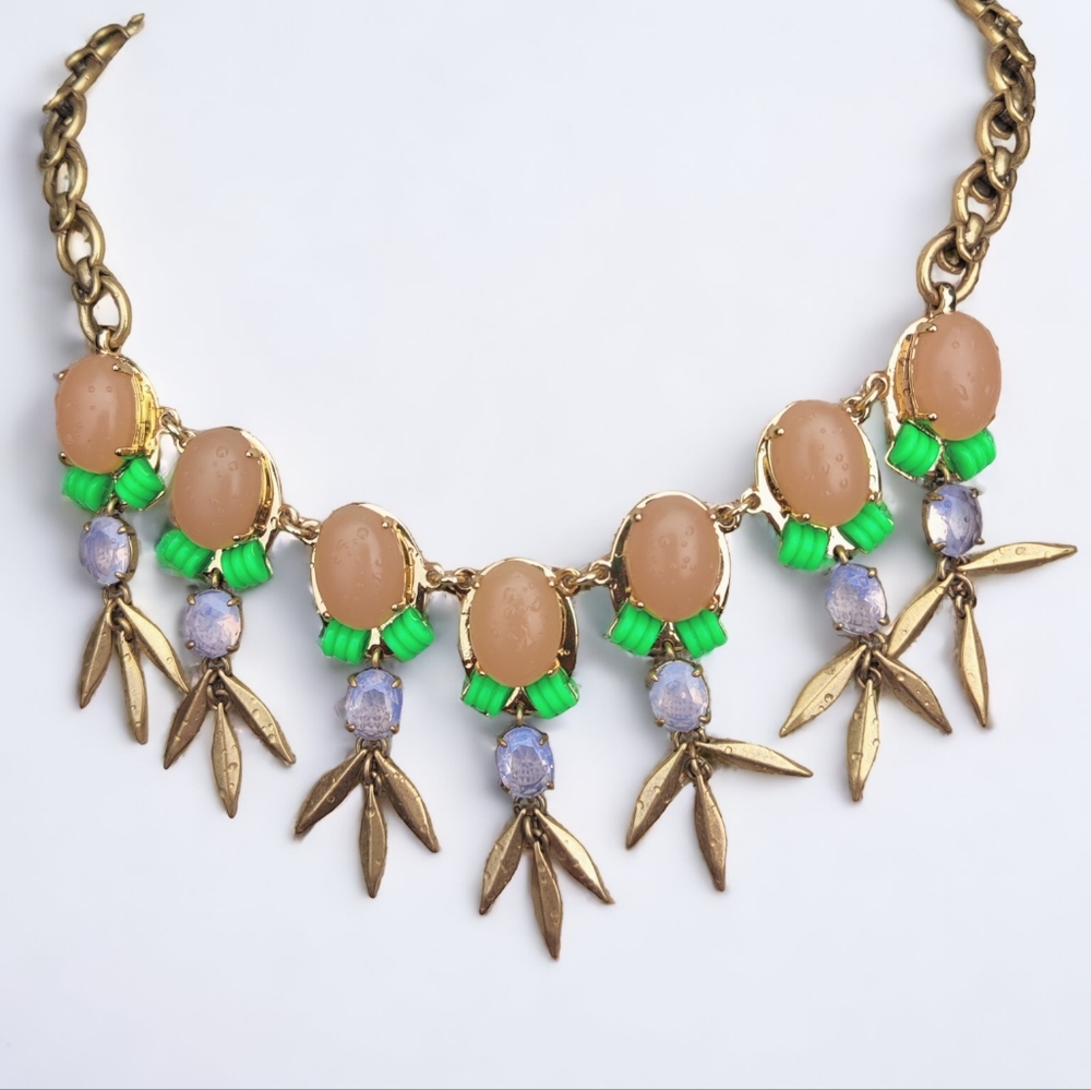 Unique J. Crew Statement Necklace - image 1